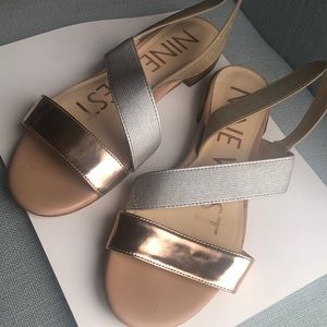 Nine West Metallic Sandals - 5.5 M